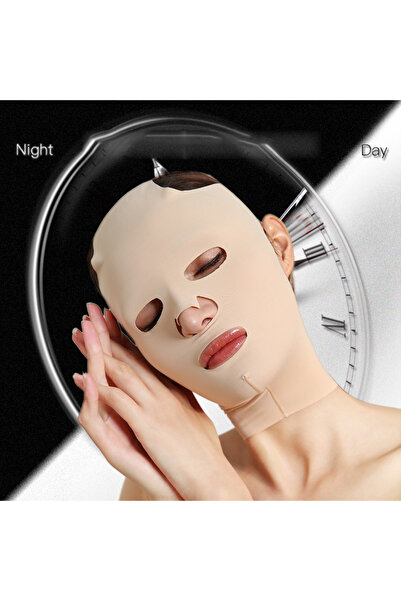 Tinybabyconcept 3D Face Lift Mask Face Corset V Line Shaper Double Chin and Cheek Lifter Anti-Wrinkle