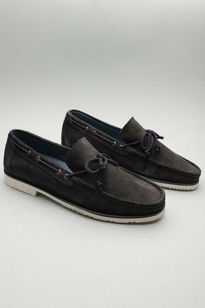 Gondol Loafer clasic pentru bărbați din piele naturală bleumarin 45 ttx. 601157