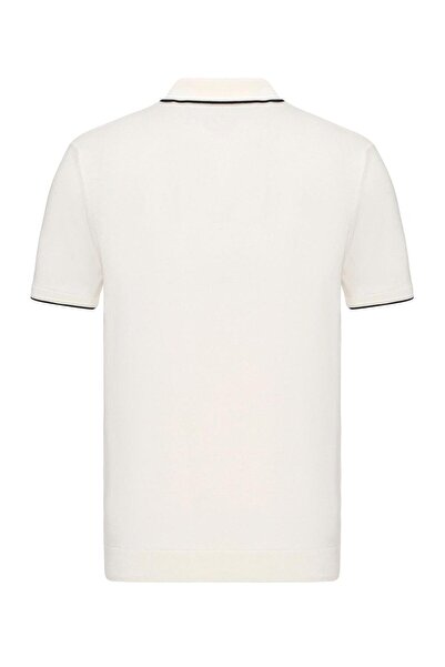 MFY Fashion Knitwear Polo Neck Tshirt 100% Cotton White