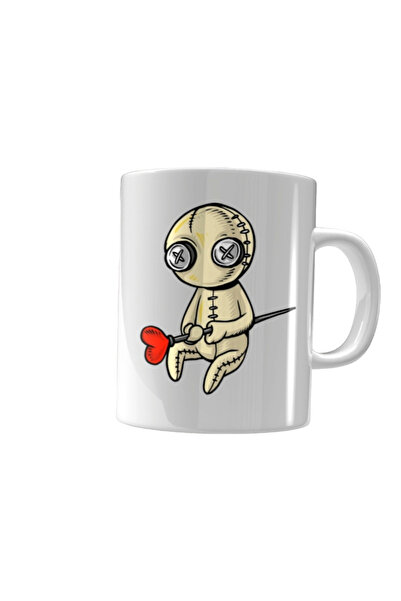 OEM Cană albă personalizată, Doll Voodoo, INOVATIX®. 330ml