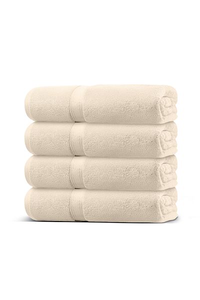 Hotel Linen Klub 600-GSM Cotton Terry Bath Towel Set - Soft & Highly Absorbent, Quick-Dry