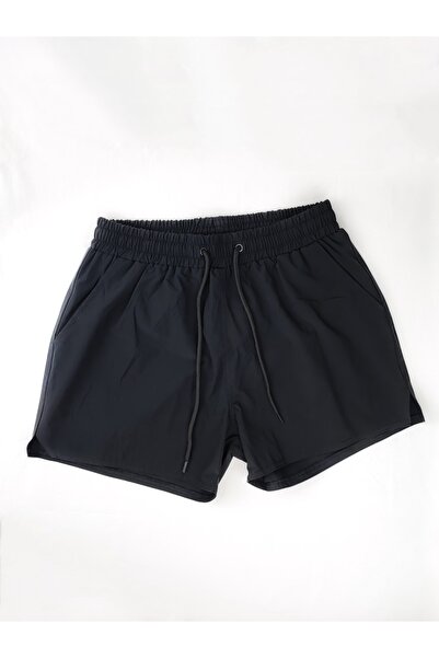 Lio20 Γυναικείο αθλητικό σορτς Lycra Sea Pool-Μαύρο-