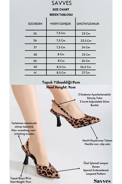 Brielfy Beryls Women's Leopard Patterned Thick Bow Heeled Shoes |   Bold and Elegant Design