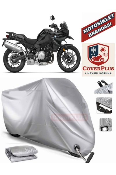 MotoEN Gray Lock Compatible Motor Tarpaulin Bmw F 800 Gs Motorcycle Tarpaulin...
