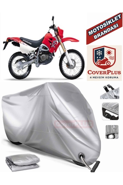 AutoZEL XE 125 إندورو 2T غطاء من القماش المشمع للدراجة النارية (متوافق مع القفل)