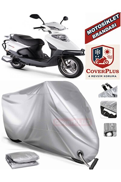 AutoZEL غطاء من القماش المشمع للدراجة النارية من Kuba City Go (متوافق مع القفل)