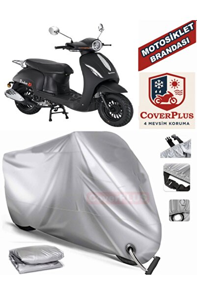 MotoEN Gray Lock Compatible Motor Tarpaulin Kanuni Trodon XS 125 Motorcycle T...