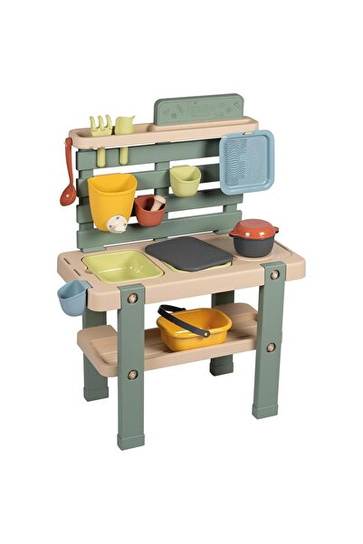 OEM Детска кухня Smoby Mud Kitchen с 15 аксесоара