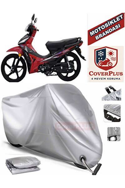 MotoEN Gray Lock Compatible Motor Tarpaulin King Motor Kr-50 Capella Motorcyc...