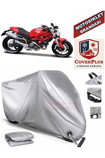 MotoEN Gray Lock Compatible Motor Tarpaulin Ducati Monster 696 Motorcycle Tar...