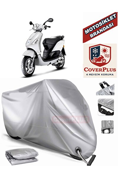 AutoZEL بياجيو فلاي 100 غطاء من القماش المشمع للدراجة النارية (متوافق مع القفل)