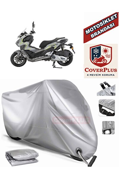 MotoEN Gray Lock Compatible Motor Tarpaulin Mondial 250 Ressivo Motorcycle Ta...