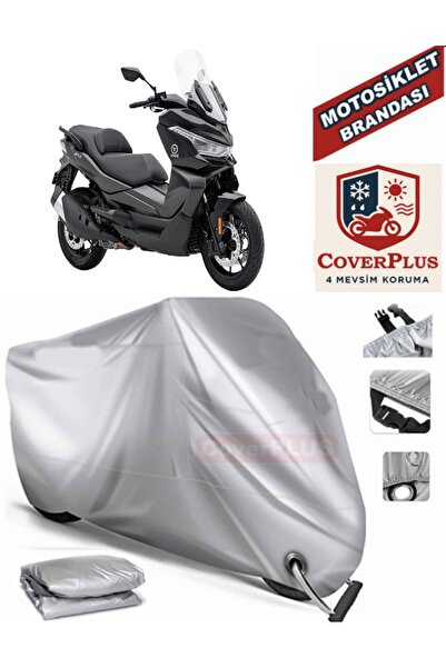 MotoEN Gray Lock Compatible Motor Tarpaulin Voge Sr4 Maksi 350 Motorcycle Tar...