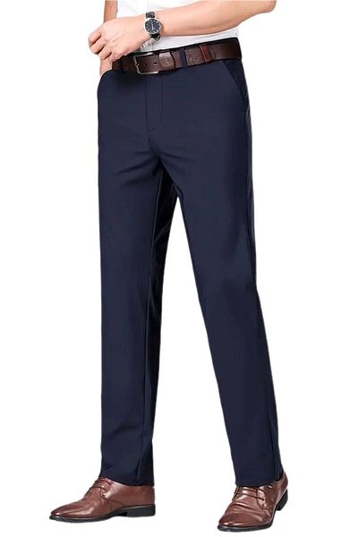 KAMER Men's Classic Plus Size Fabric Pants P1172 Bgl-St04406