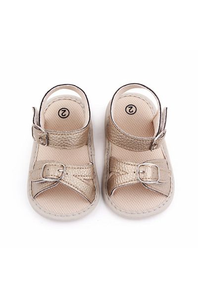 Superbaby Sandalute aurii cu catarama