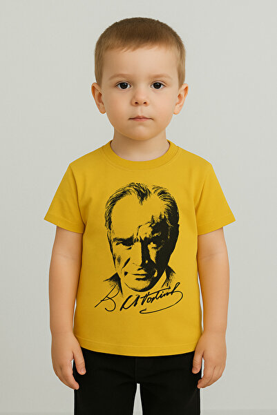babixkids Tricou Copii Imprimat Ataturk Fete Băieți Unisex