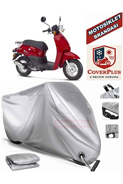MotoEN قماش القنب المتوافق مع القفل الرمادي، خيمة القماش المشمع للدراجات النا...
