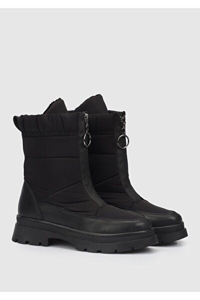 Provoq Siyah Kadın Asker Botu