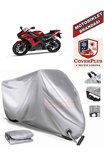 MotoEN Gray Lock Compatible Motor Tarpaulin Yamaha Yzf R6S Motorcycle Tarpaul...