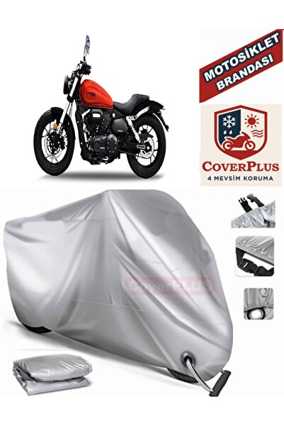 MotoEN Gray Lock Compatible Motor Tarpaulin Yuki Funrider 125 Motorcycle Tarp...