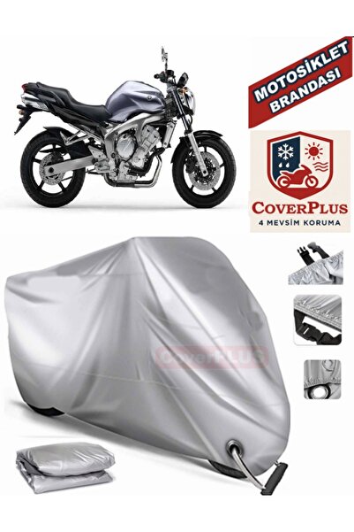 MotoEN قماش القنب المتوافق مع القفل الرمادي لدراجة Yamaha FZ6 Fazer ABS غطاء ...