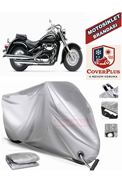 MotoEN قماش القنب المتوافق مع القفل الرمادي لسوزوكي VL 800 Volusia خيمة غطاء ...