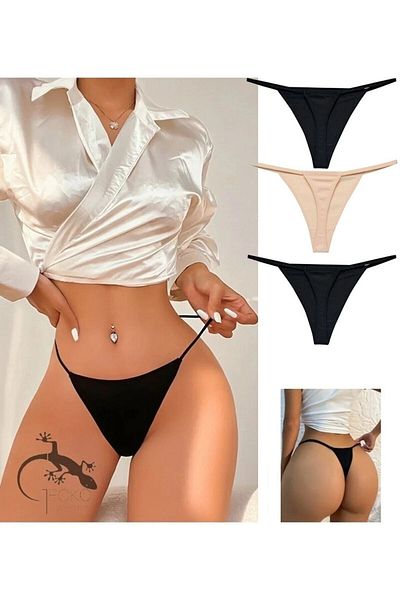yokyokcollection Еластични прашки String Thong за жени Fantasy Thong, 3 броя