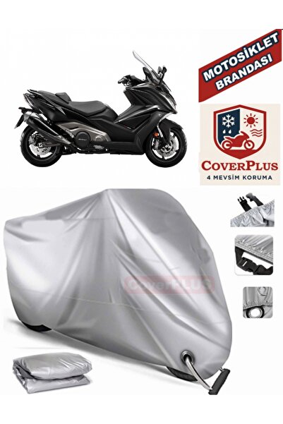 MotoEN Gray Lock Compatible Motor Tarpaulin Kymco Ak 550 Motorcycle Tarpaulin...