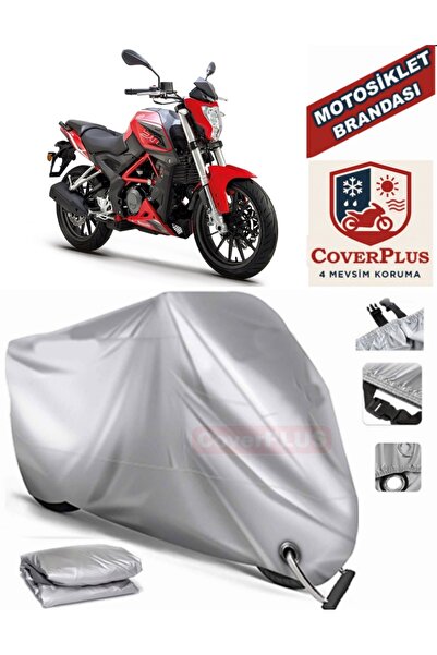 MotoEN Gray Lock Compatible Motor Tarpaulin Benelli Bn 251 Motorcycle Tarpaul...