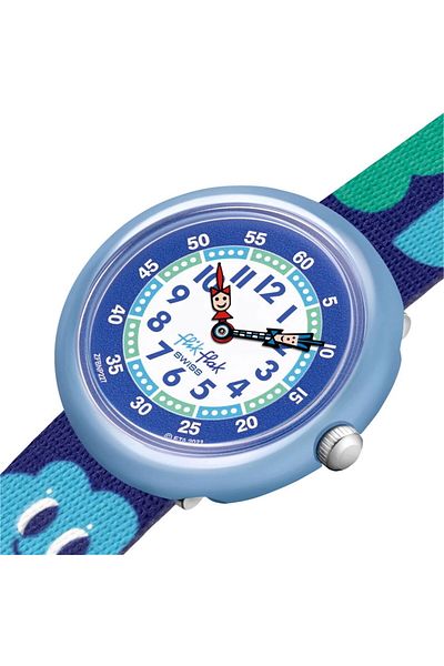 Flik Flak Fbnp227 Smiling Clouds Children's Wristwatch