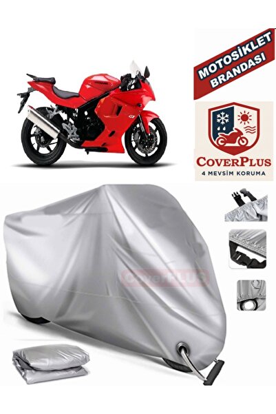 MotoEN Gray Lock Compatible Motor Tarpaulin Hyosung Gt 250 R Motorcycle Tarpa...