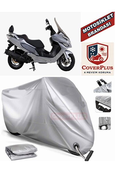 MotoEN Gray Lock Compatible Motor Tarpaulin Daelim S3 Advance 250 Motorcycle ...