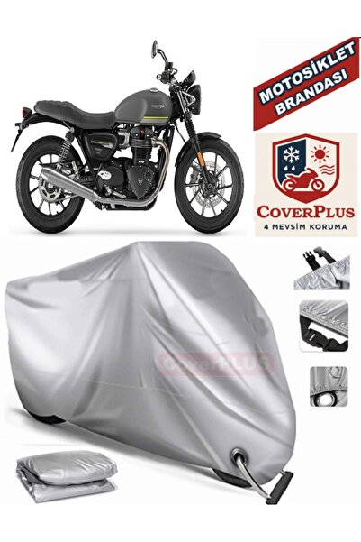 MotoEN Gray Lock Compatible Motor Tarpaulin Triumph Speed Twin Motorcycle Tar...