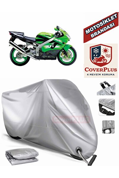 MotoEN Gray Lock Compatible Motor Tarpaulin Kawasaki Zx-9 R Motorcycle Tarpau...