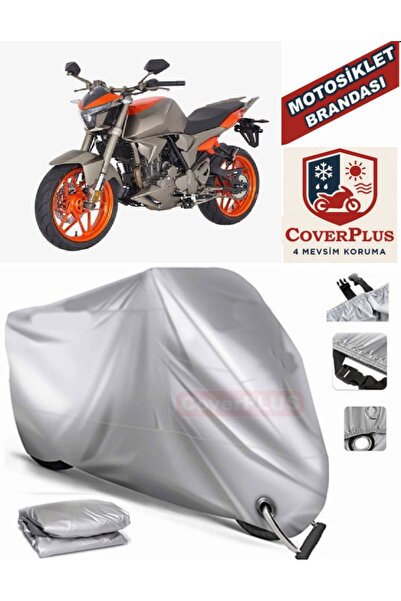 MotoEN Gray Lock Compatible Motor Tarpaulin Zontes Phantom S250 Motorcycle Ta...