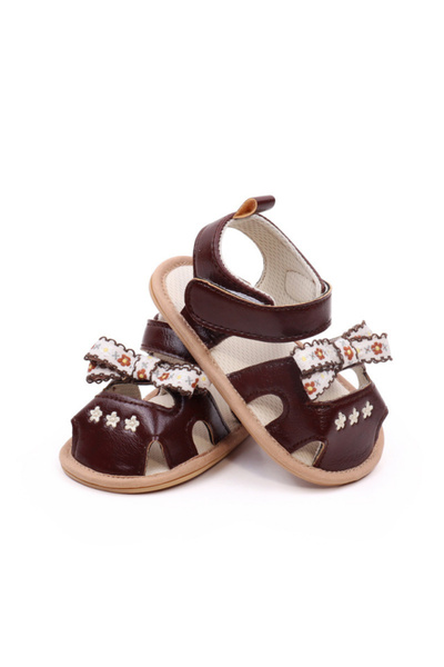 Superbaby Sandalute maro cu fundita - Amelia