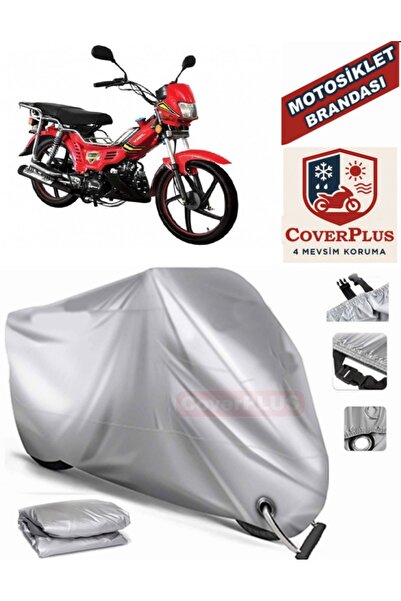 MotoEN Gray Lock Compatible Motor Tarpaulin King Motor Kr-100-B Motorcycle Ta...