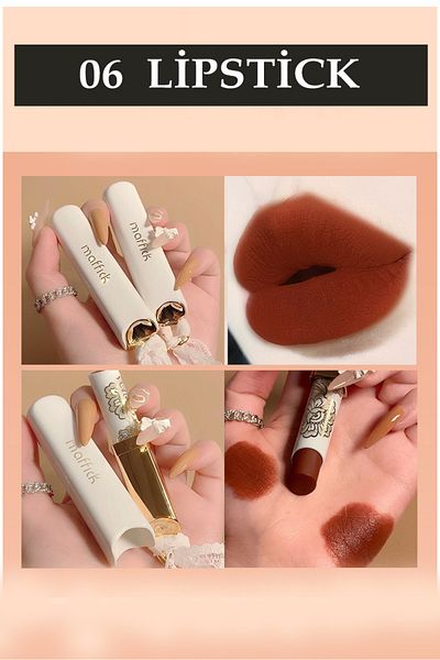 Nehir Korean Beauty Lipstick Lipstick Brown Series 3.8 Gr