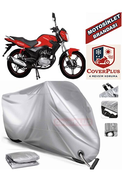 MotoEN Gray Lock Compatible Motor Tarpaulin Ramzey Qm 250 Motorcycle Tarpauli...