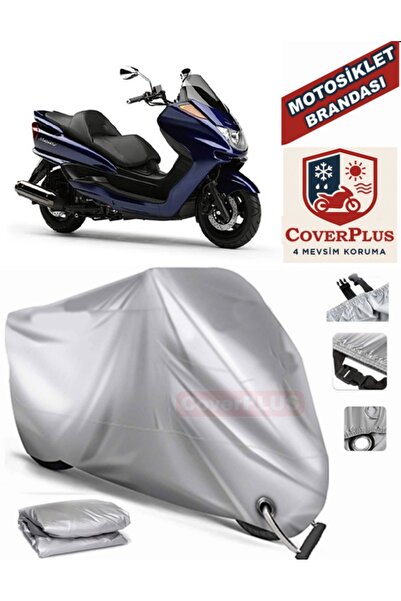 MotoEN قماش القنب المتوافق مع القفل الرمادي من Yamaha Majesty 250 خيمة غطاء م...