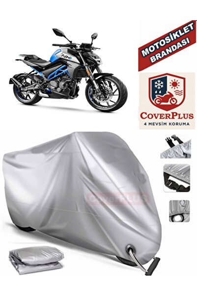 CoverPlus Gri Kilit Uyumlu Motor Brandası CF Moto 250NK Motorsiklet Branda,Mo...