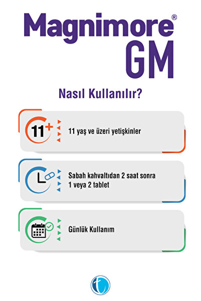 Tab İlaç Magnimore GM 60 Tablet - Magnezyum Glisinat Magnezyum Malat