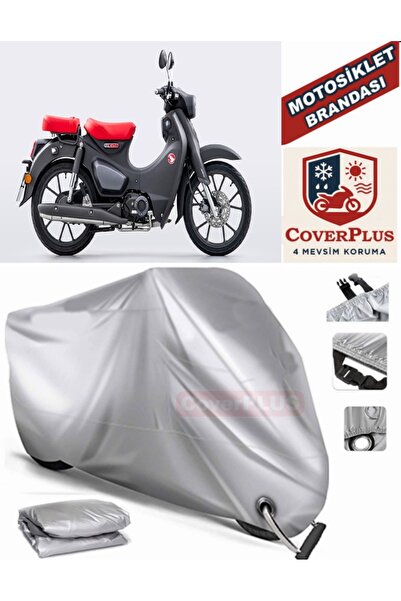 MotoEN Gray Lock Compatible Motor Tarpaulin Honda C125 Super Cub Motorcycle T...