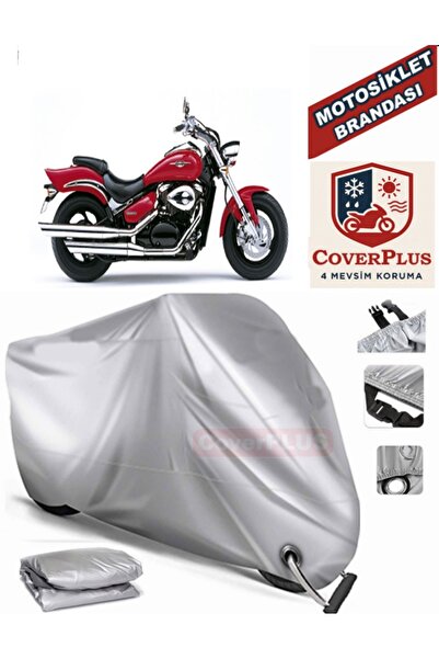 MotoEN قماش القنب المتوافق مع القفل الرمادي لسوزوكي VL 800 دخيل للدراجات النا...