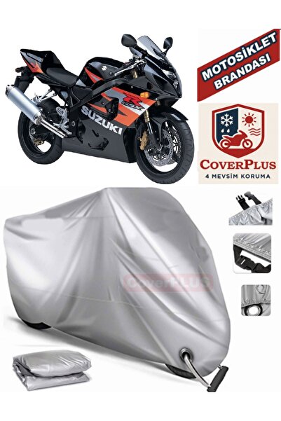 MotoEN Gray Lock Compatible Motor Tarpaulin Suzuki Gsr 600 Motorcycle Tarpaul...