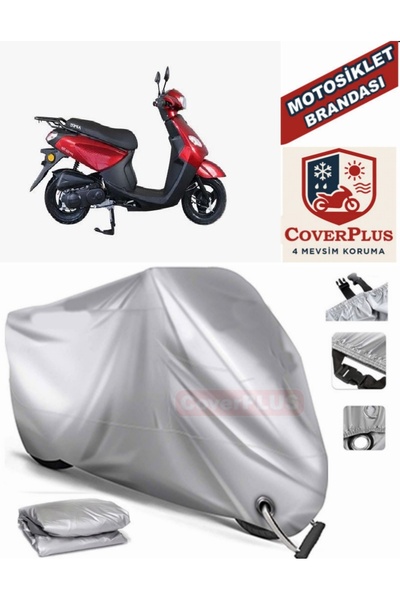MotoEN Gray Lock Compatible Motor Tarpaulin Apec Ps3 Motorcycle Tarpaulin Cov...