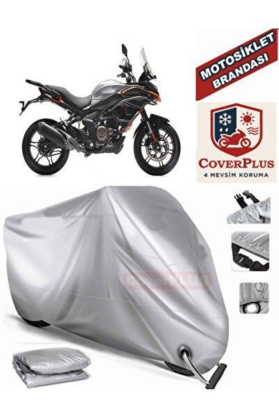 MotoEN Gray Lock Compatible Motor Tarpaulin Voge 300 Ds Motorcycle Tarpaulin ...