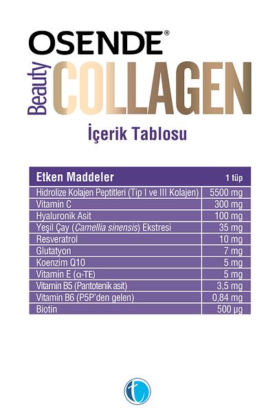 Osende Beauty Collagen 40 ml 30 Lu Liquid Food Supplement