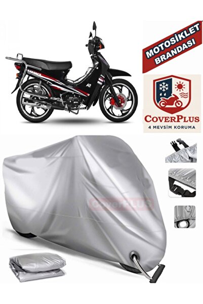 MotoEN Gray Lock Compatible Motor Tarpaulin Yuki Yk100-7 Pa?A Motorcycle Tarp...