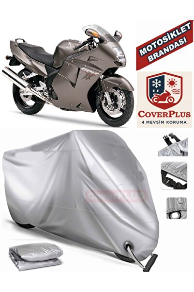 MotoEN Gray Lock Compatible Motor Tarpaulin Honda Cbr 1100 Xx Motorcycle Tarp...